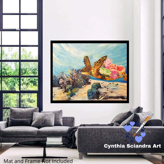 Seas of Change- Interconnected Series (30" x 40" Acrylic on Canvas)