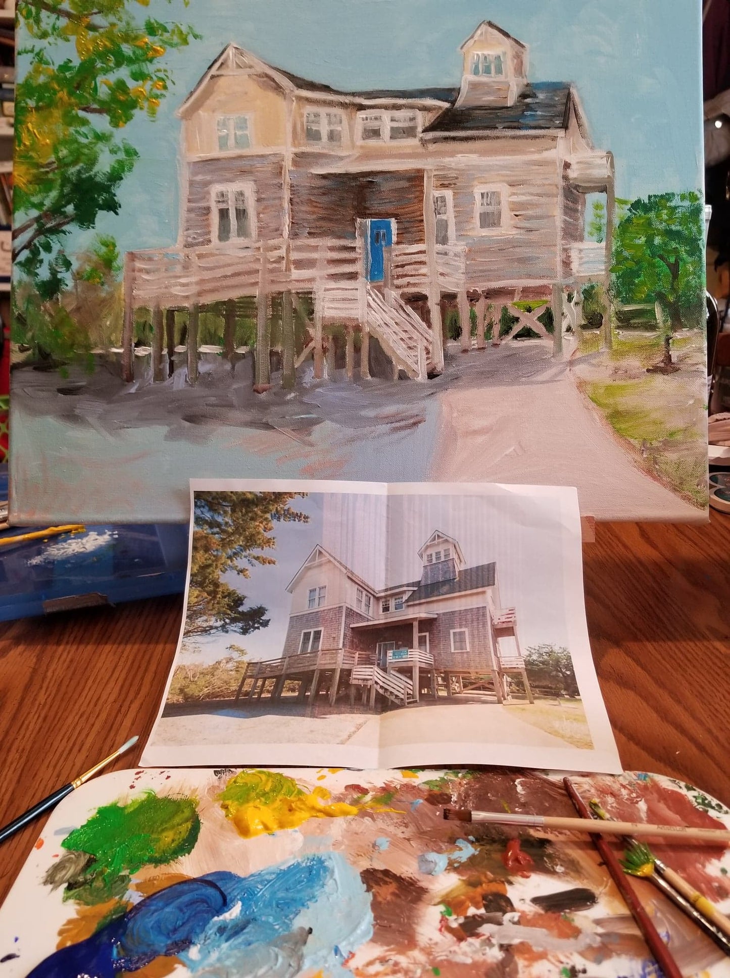 Custom Painted Photo to Painting (wild animal or landscape) - LARGE items PICK UP ONLY
