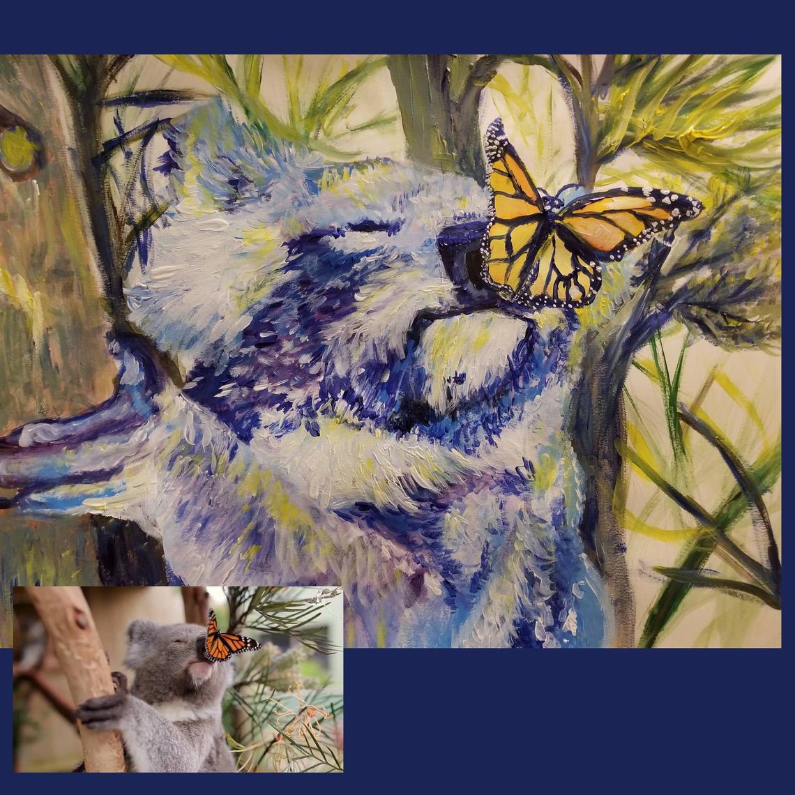 Custom Painted Photo to Painting (wild animal or landscape) - LARGE items PICK UP ONLY