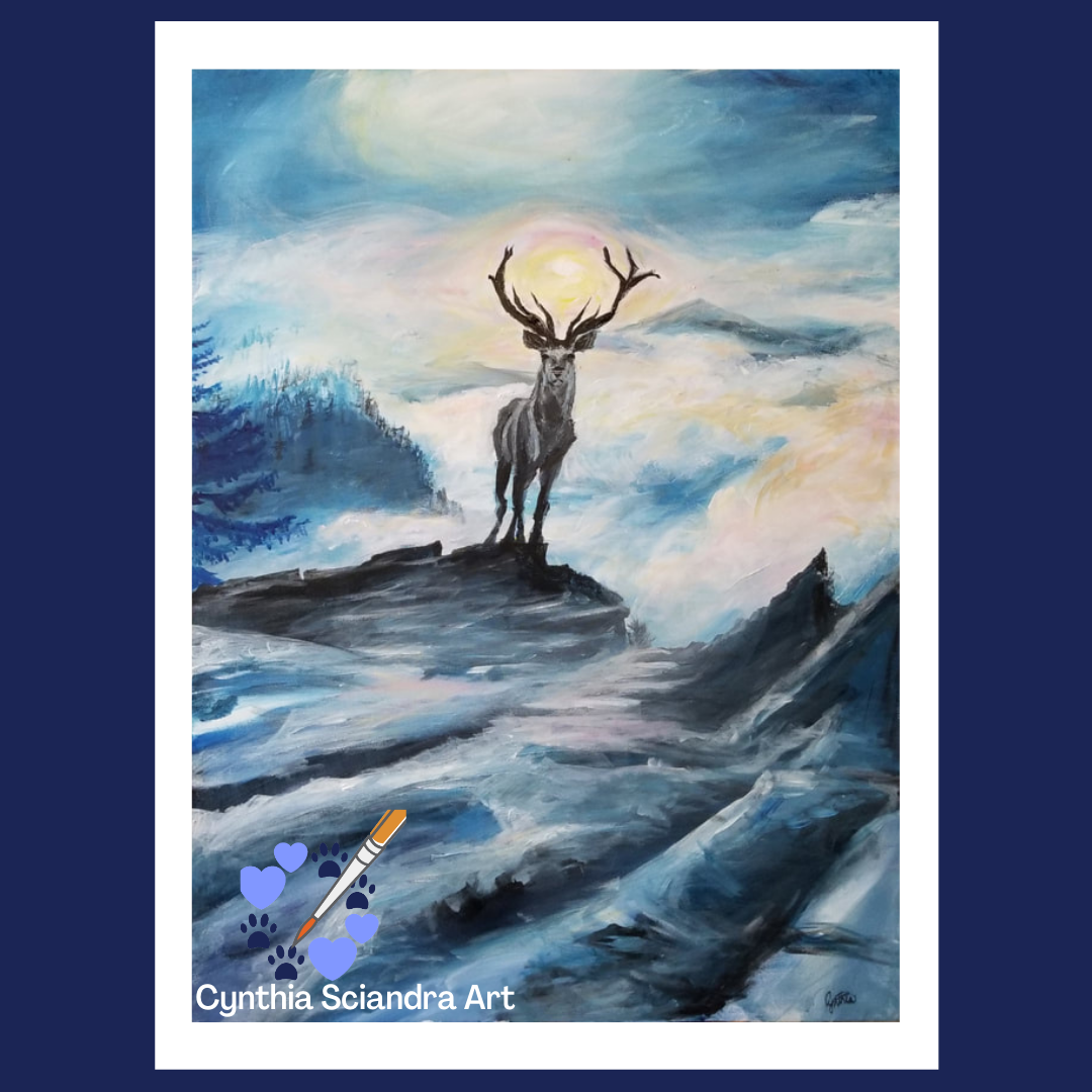Out of the Mist (30" x 40" Acrylic on Canvas)